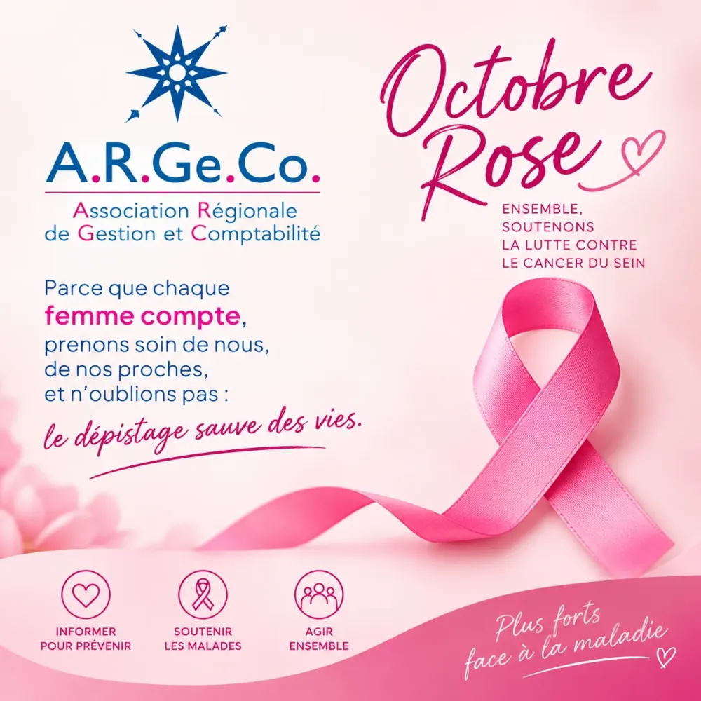 🎀 L’ARGECO se mobilise pour Octobre Rose !